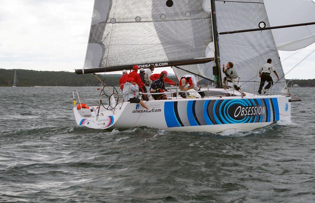 Obsession photo copyright Sail Port Stephens Event Media taken at  and featuring the  class