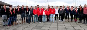 BUCS Medallists: 2nd Cambridge Blue, Champions Southampton Red, 3rd Portsmouth Black        © Tony Mapplebeck - British University Yachting Championships 2013 photo copyright Tony Mapplebeck taken at  and featuring the  class