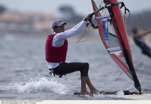 Charline Picon, Women's RS:X - 2013 ISAF Sailing World Cup Hyeres photo copyright  Jean-Marie Liot /DPPI/FFV taken at  and featuring the  class