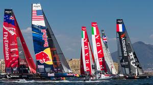 2013 America's Cup World Series Naples - Day 1 photo copyright Carlo Borlenghi/Luna Rossa http://www.lunarossachallenge.com taken at  and featuring the  class