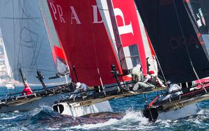 Napoli, 18/04/13
ACWS 45 Napoli
Day 1
Photo: Â© Luna Rossa/Carlo Borlenghi photo copyright Carlo Borlenghi/Luna Rossa http://www.lunarossachallenge.com taken at  and featuring the  class