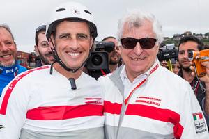 Napoli, 21/04/13
ACWS 45 Napoli
Francesco Bruni and Patrizio Bertelli (Luna Rossa Team Principal)
Photo: Â© Luna Rossa/Carlo Borlenghi photo copyright Carlo Borlenghi/Luna Rossa http://www.lunarossachallenge.com taken at  and featuring the  class