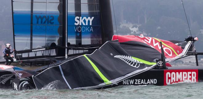 San Francisco, 21/07/13 34th America’s Cup Emirates Team New Zealand © Carlo Borlenghi/Luna Rossa http://www.lunarossachallenge.com