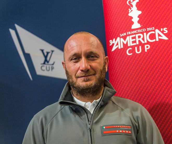 San Francisco, 02/08/13, 34th America’s Cup: Massimiliano Sirena - Skipper Luna Rossa Challenge 2013<br />
 © Carlo Borlenghi/Luna Rossa http://www.lunarossachallenge.com