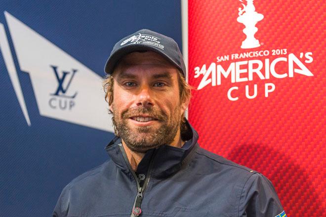 San Francisco, 02/08/13, 34th America’s Cup: Iain Percy - Skipper Artemis Racing © Carlo Borlenghi/Luna Rossa http://www.lunarossachallenge.com