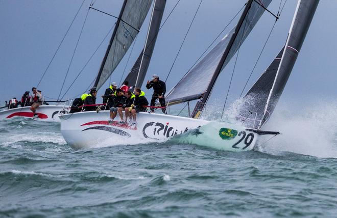  Rolex Ilhabela Sailing Week -CRIOULA 29, Sail n: BRA29, Model: SOTO 40, Class: S40, Owner: EDUARDO PLASS<br />
CRIOULA 03, Sail n: BRA3, Model: SOTO 40, Class: S40, Owner: RUBEN SALVUCCI VICTORIA POCOVI ©  Rolex / Carlo Borlenghi http://www.carloborlenghi.net