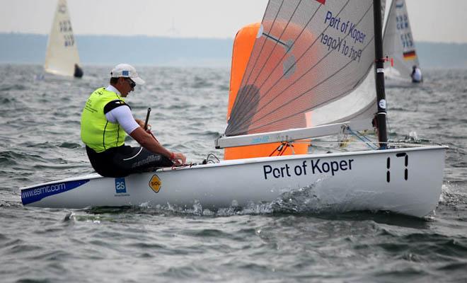 Zbogar on day 5 - 2013 Finn European Championship © Robert Deaves/Finn Class http://www.finnclass.org