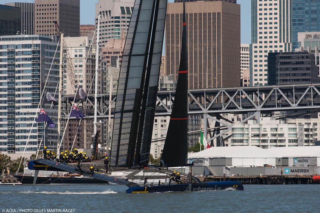 34th America’s Cup - Artemis Racing AC72 first Sail © ACEA - Photo Gilles Martin-Raget http://photo.americascup.com/