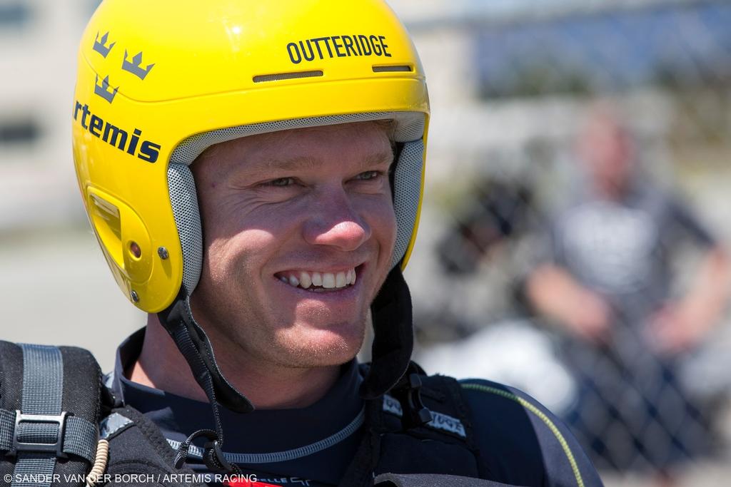 First day of sailing on the ``Blue Boat``. Artemis Racing. 24th of July, 2013, Alameda, USA photo copyright Sander van der Borch / Artemis Racing http://www.sandervanderborch.com taken at  and featuring the  class