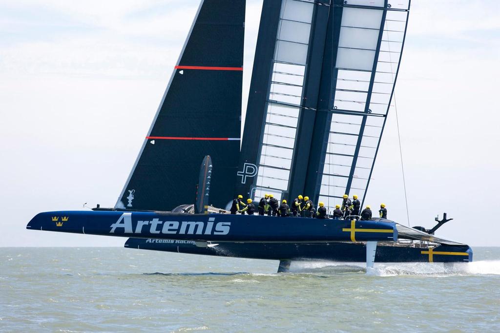 Day two practice Artemis Racing. 24th of July, 2013, Alameda, USA - 2013 America’s Cup © Sander van der Borch / Artemis Racing http://www.sandervanderborch.com
