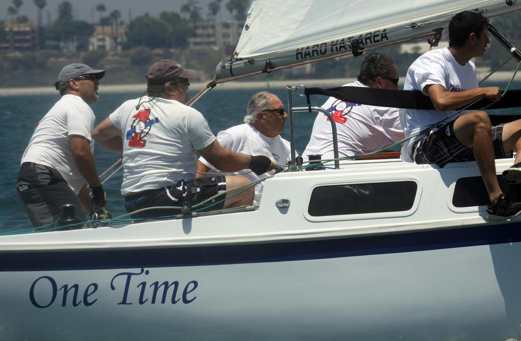 Two-time Cal 25 Nationals champions Art and Scott Melendre and their boat One Time took second place in this year’s Cal 25 Regional Championship. © Rick Roberts 