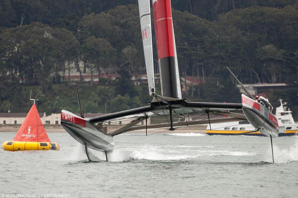 34th America&rsquo;s Cup - Louis Vuitton Cup - Round Robin - Race Day 6 - Luna Rossa Vs Artemis Racing photo copyright ACEA - Photo Gilles Martin-Raget http://photo.americascup.com/ taken at  and featuring the  class