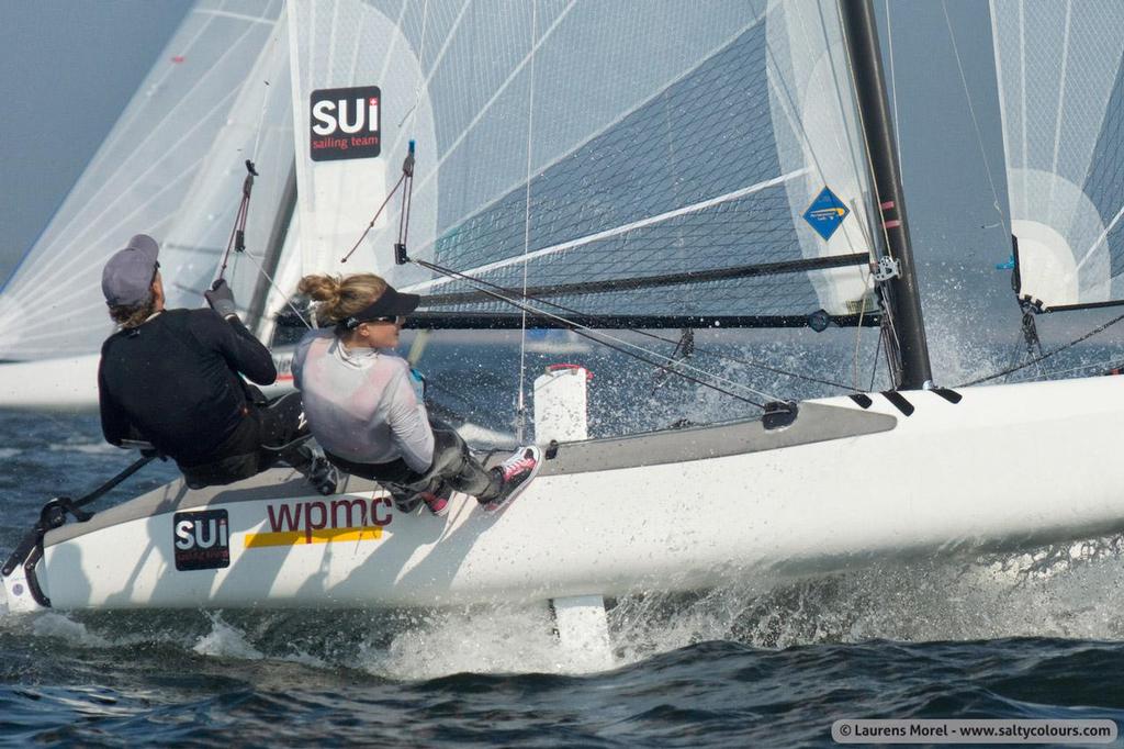 Buhler and Brugger in action - 2013 Nacra 17 World Championship photo copyright Laurens Morel taken at  and featuring the  class