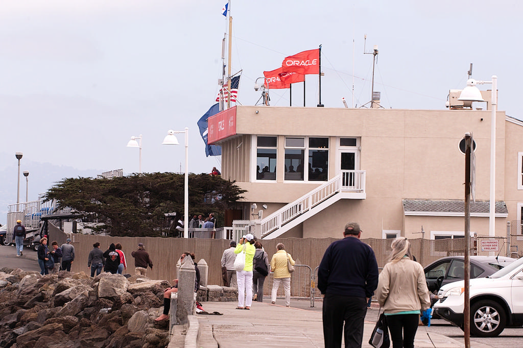 Ground-zero and modest home of the America's Cup defender, ... the Golden Gate yacht club.  - America's Cup 2013 photo copyright Chuck Lantz http://www.ChuckLantz.com taken at  and featuring the  class