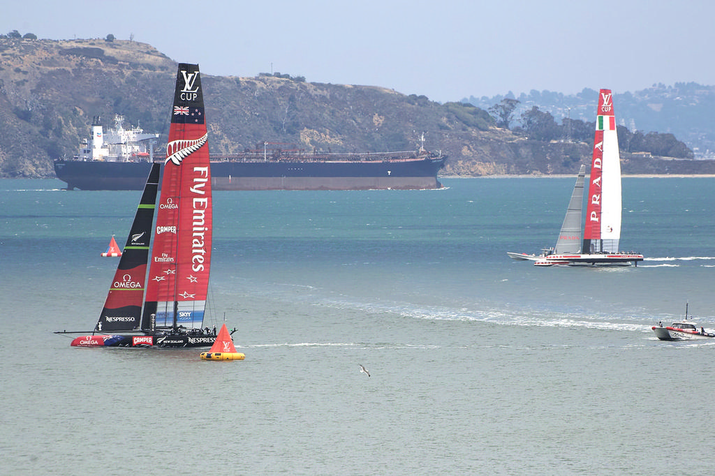 ETNZ and Prada - America's Cup photo copyright Chuck Lantz http://www.ChuckLantz.com taken at  and featuring the  class