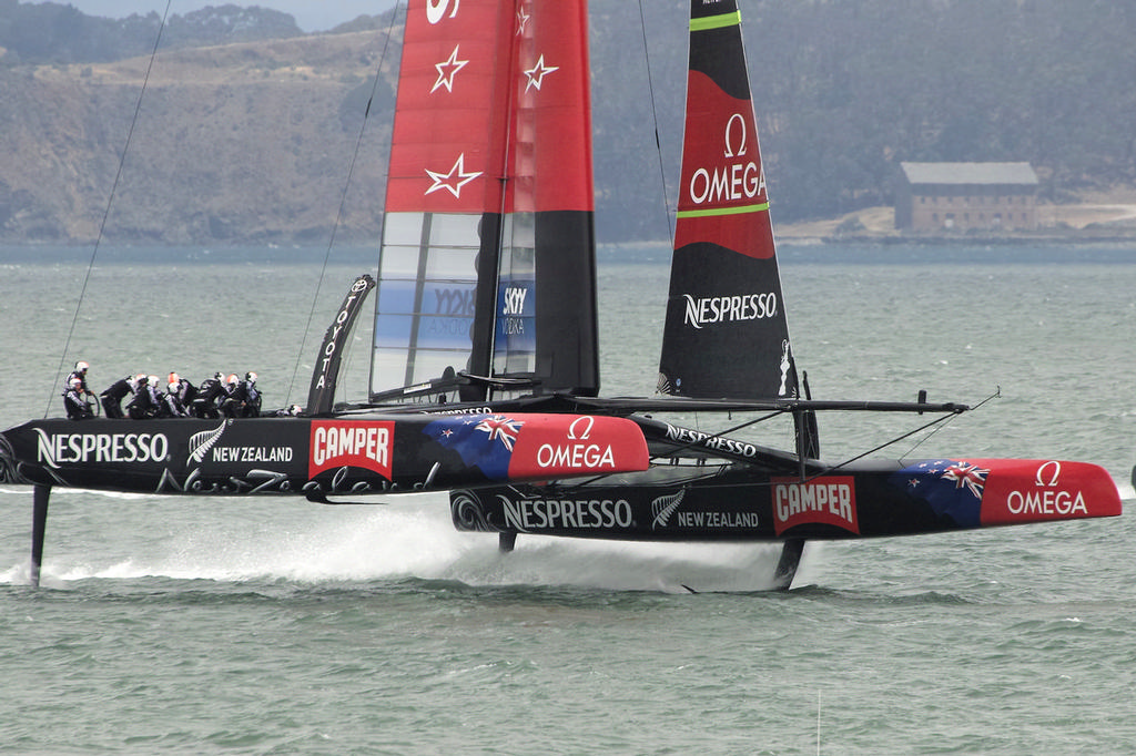 ETNZ, looking fast and efficient.  - America's Cup photo copyright Chuck Lantz http://www.ChuckLantz.com taken at  and featuring the  class