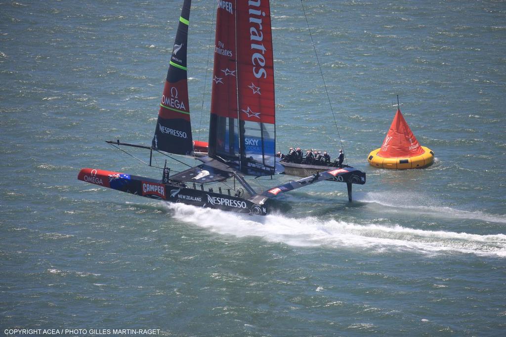 Emirates Team NZ - Louis Vuitton Cup, Round Robin, Race Day 4, Luna Rossa vs ETNZ photo copyright ACEA - Photo Gilles Martin-Raget http://photo.americascup.com/ taken at  and featuring the  class