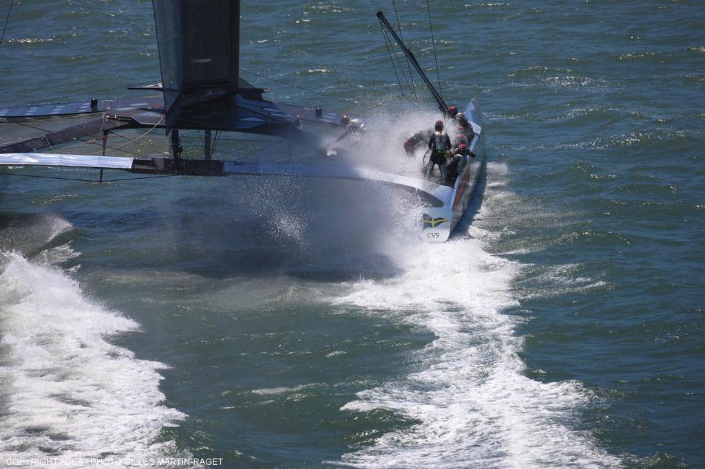 Luna Rossa - Louis Vuitton Cup, Round Robin, Race Day 4, Luna Rossa vs ETNZ © ACEA - Photo Gilles Martin-Raget http://photo.americascup.com/