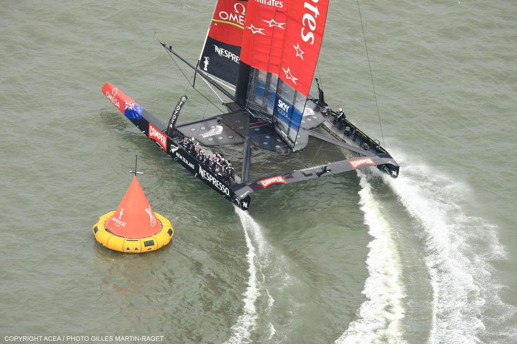 Louis Vuitton Cup - Race Day 10 - Emirates Team New Zealand vs Luna Rossa © ACEA - Photo Gilles Martin-Raget http://photo.americascup.com/