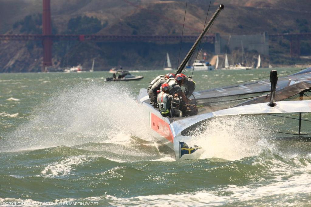 Louis Vuitton Cup, Semi-Finals Race 4; Artemis Racing vs. Luna Rossa Challenge © ACEA - Photo Gilles Martin-Raget http://photo.americascup.com/