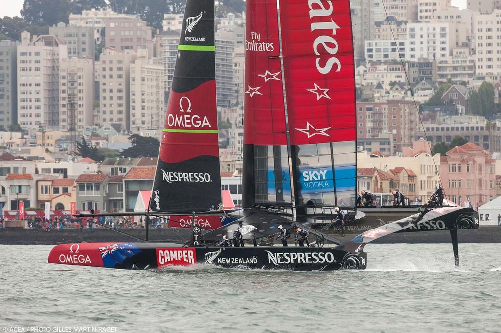 Louis Vuitton Cup - Round Robin - Race Day 5 - Emirates Team NZ vs Artemis Racing (DNS) photo copyright ACEA - Photo Gilles Martin-Raget http://photo.americascup.com/ taken at  and featuring the  class