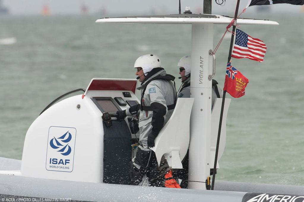 Umpires - Louis Vuitton Cup - Round Robin - Race Day 5 - Emirates Team NZ vs Artemis Racing (DNS) © ACEA - Photo Gilles Martin-Raget http://photo.americascup.com/