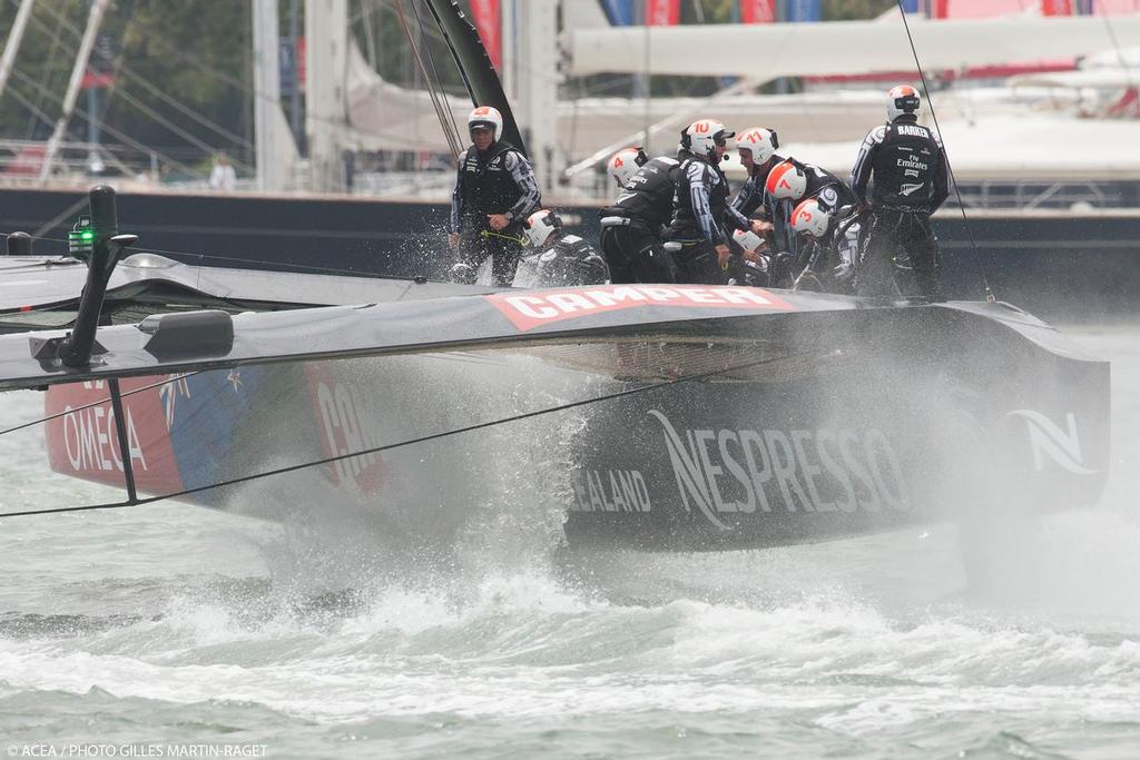 Louis Vuitton Cup - Round Robin - Race Day 5 - Emirates Team NZ vs Artemis Racing (DNS) photo copyright ACEA - Photo Gilles Martin-Raget http://photo.americascup.com/ taken at  and featuring the  class