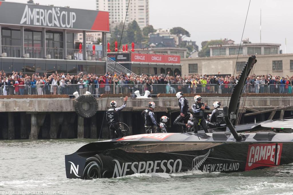 Louis Vuitton Cup - Round Robin - Race Day 5 - Emirates Team NZ vs Artemis Racing (DNS) photo copyright ACEA - Photo Gilles Martin-Raget http://photo.americascup.com/ taken at  and featuring the  class