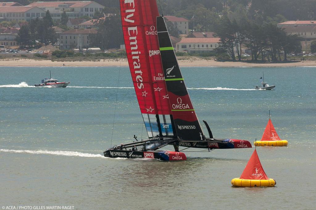 08/07/2013 - San Francisco (USA,CA) - 34th America's Cup - Louis Vuitton Cup - Round Roin - Race day 2 - Emirates Team New Zealand Vs Artemis (forfeit) photo copyright ACEA - Photo Gilles Martin-Raget http://photo.americascup.com/ taken at  and featuring the  class