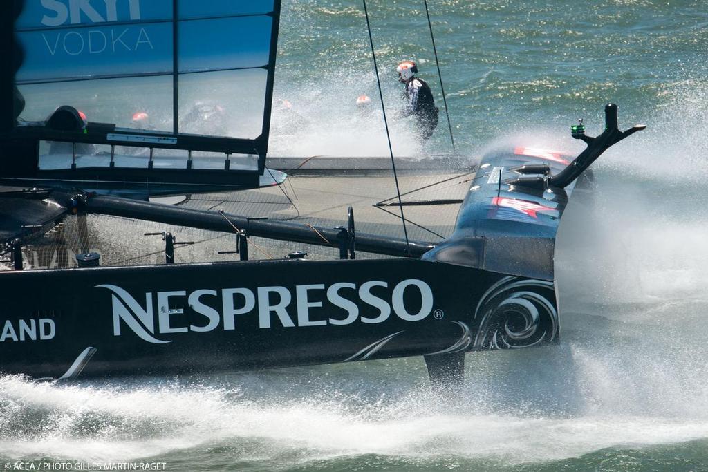 08/07/2013 - San Francisco (USA,CA) - 34th America's Cup - Louis Vuitton Cup - Round Roin - Race day 2 - Emirates Team New Zealand Vs Artemis (forfeit) photo copyright ACEA - Photo Gilles Martin-Raget http://photo.americascup.com/ taken at  and featuring the  class