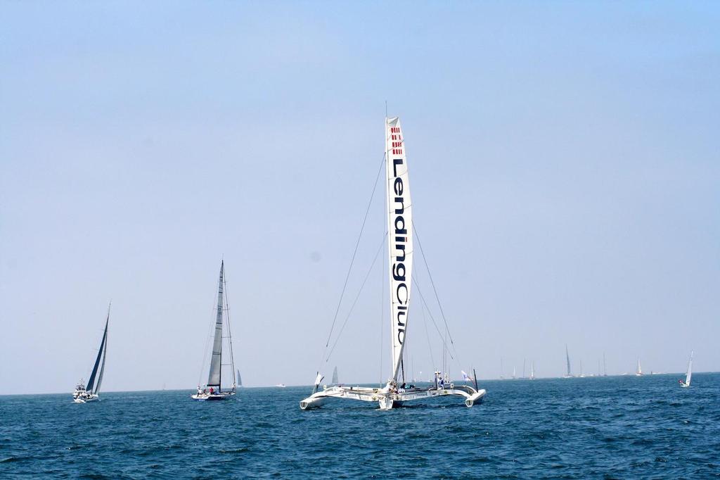 Tritium Racing sets sail on world-record breaking attempt in Transpac 2013 photo copyright Cameron Andrews taken at  and featuring the  class