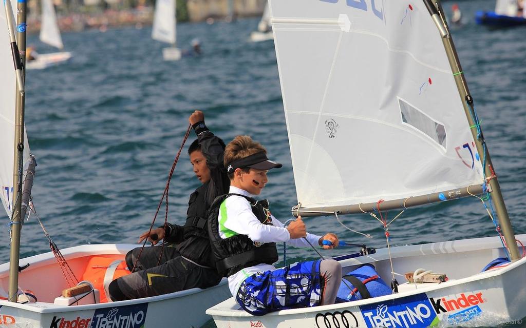 Optimist World Championship 2013 continues with Team Racing  © Elena Giolai