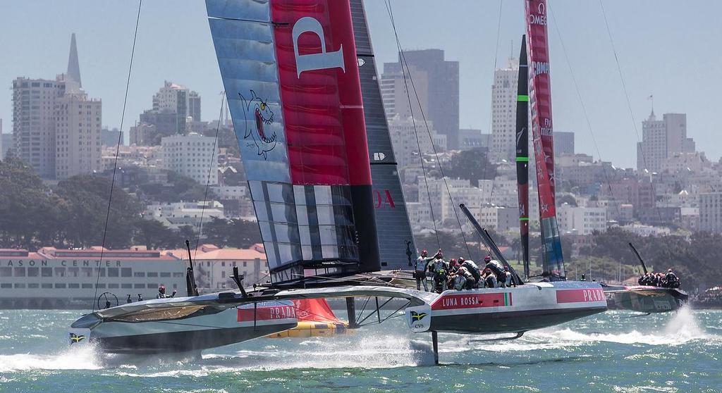 San Francisco, 13/07/13  
34th Americaâ€™s Cup  
Luna Rossa Challenge 2013 Louis Vuitton Cup  
Photo: Â© Luna Rossa/Carlo Borlenghi photo copyright Carlo Borlenghi/Luna Rossa http://www.lunarossachallenge.com taken at  and featuring the  class