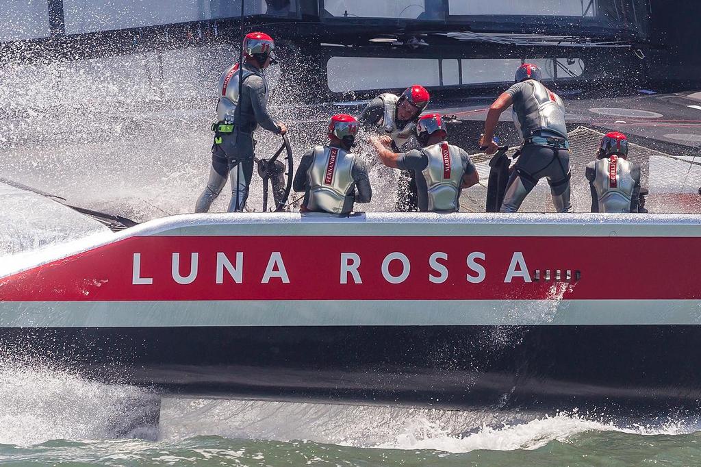 San Francisco, 13/07/13
34th Americaâ€™s Cup
Luna Rossa Challenge 2013 Louis Vuitton Cup
Photo: Â© Luna Rossa/Carlo Borlenghi photo copyright Carlo Borlenghi/Luna Rossa http://www.lunarossachallenge.com taken at  and featuring the  class