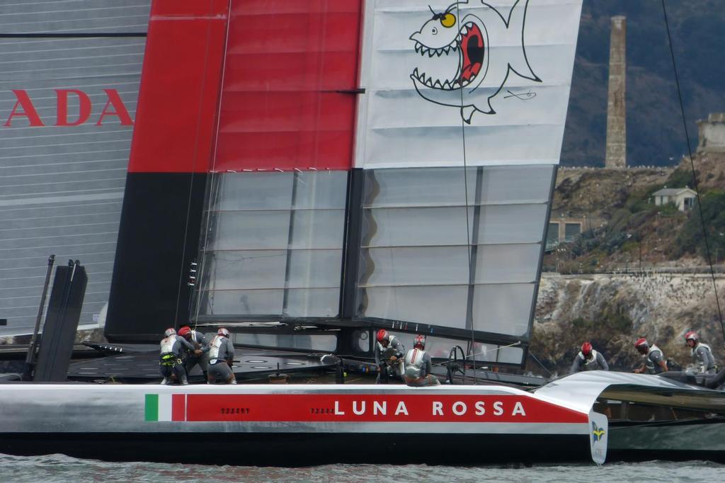 Louis Vuitton Cup- Softly, softly catchee monkey . . .