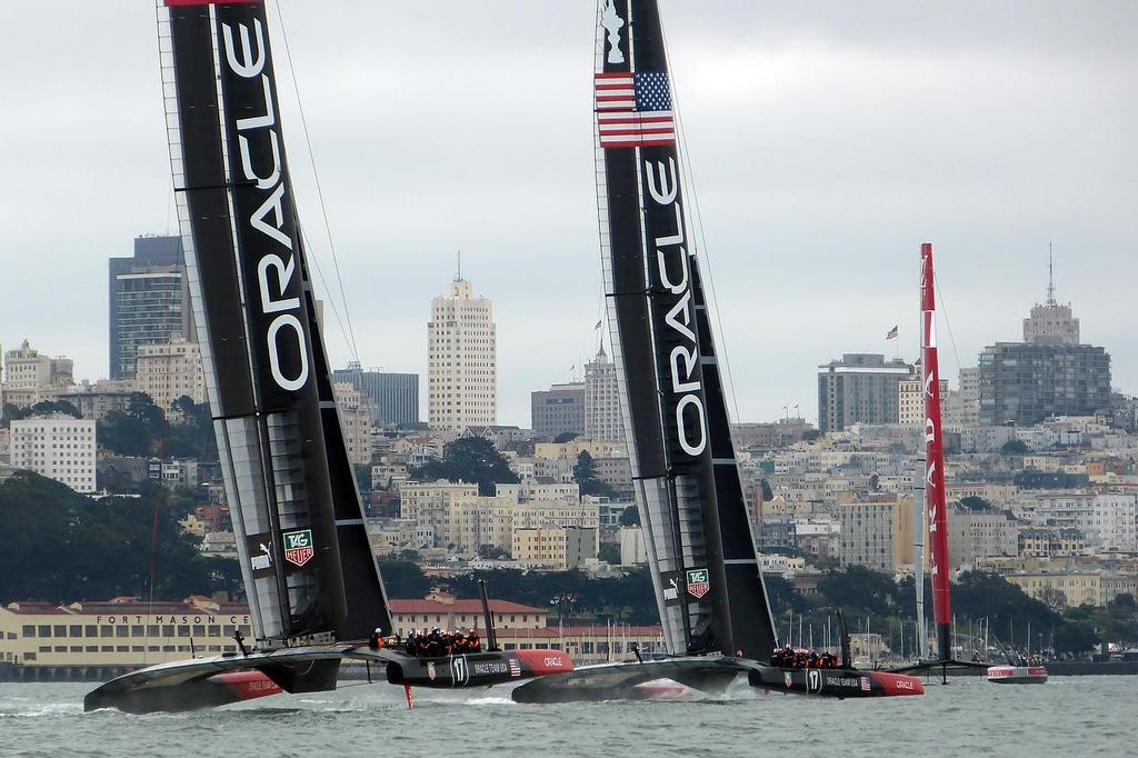 The Oracles - AC72 Race Practice - San Francisco, July 17, 2013 © John Navas 