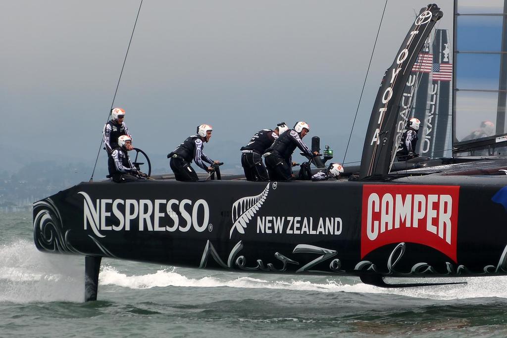 Emirates Team NZ - Louis Vuitton Cup, Round Robin 3, Race 1, July 18, 2013 © John Navas 