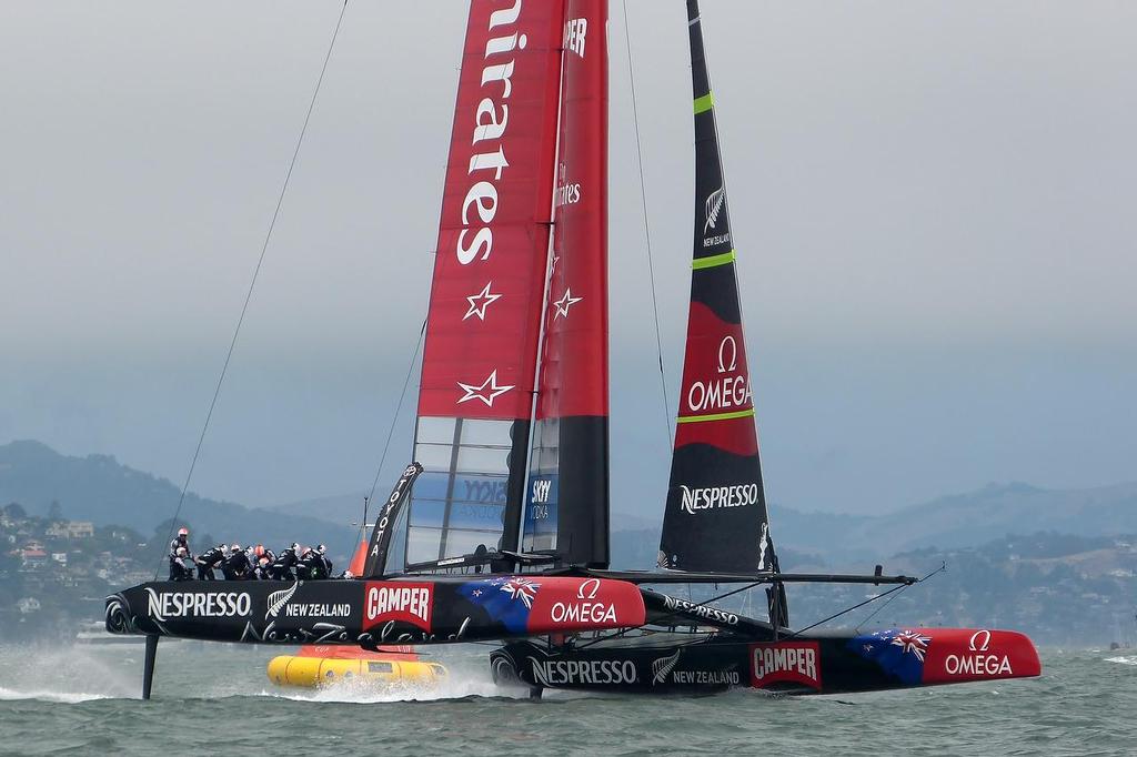 Emirates Team NZ - Louis Vuitton Cup, Round Robin 3, Race 1, July 18, 2013 © John Navas 