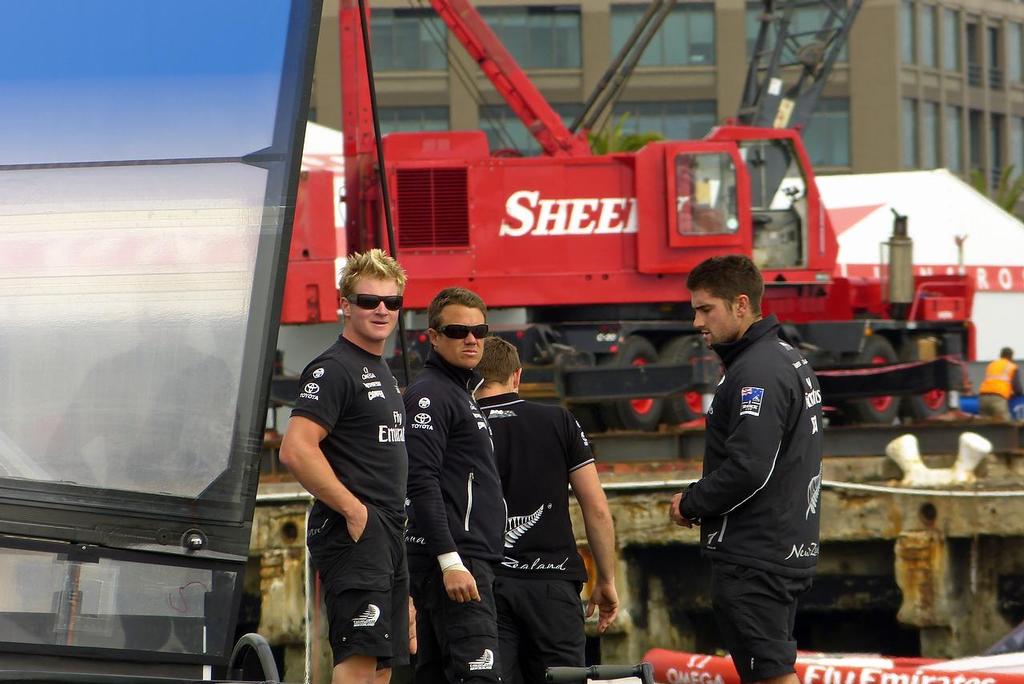 Emirates Team NZ - Training, San Francisco - July 26, 2013 photo copyright John Navas  taken at  and featuring the  class