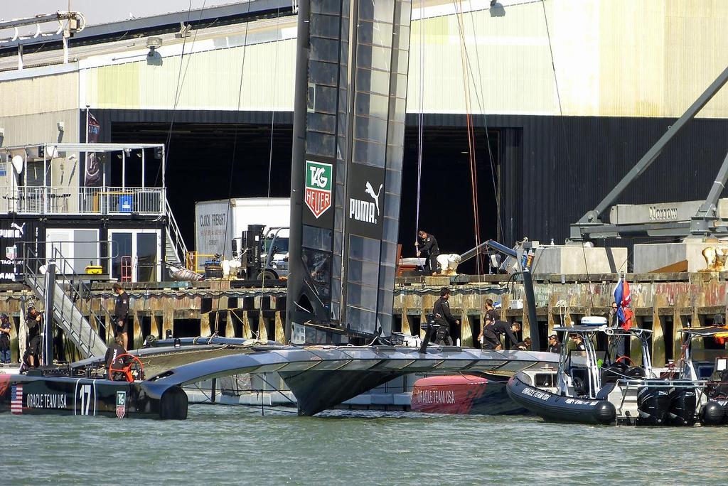 Oracle Team USA - Training, San Francisco - July 26, 2013 © John Navas 