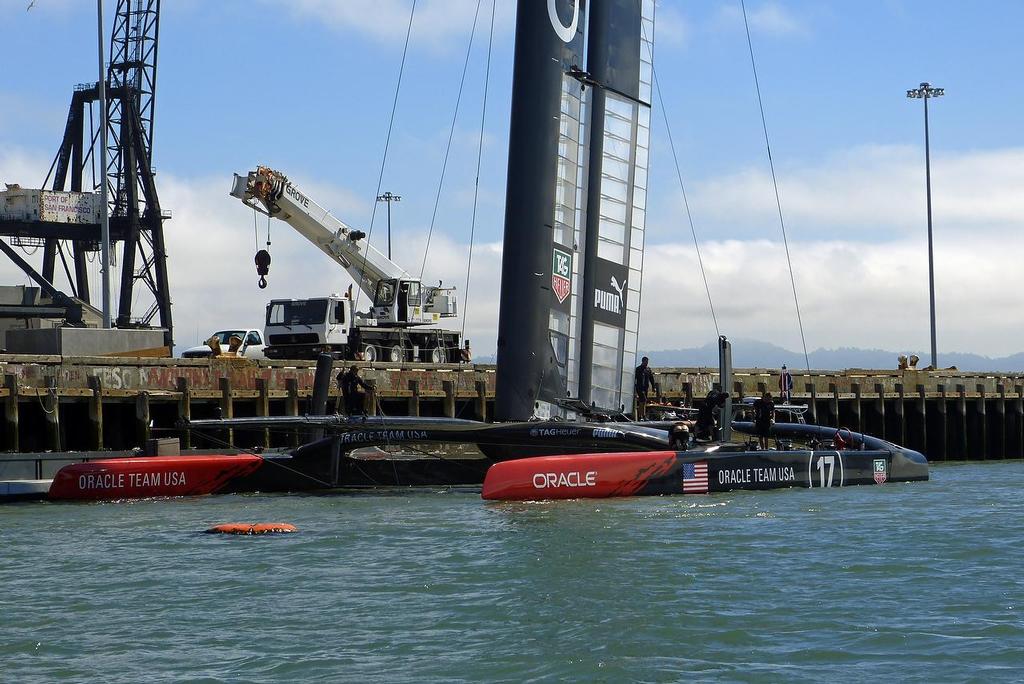 Oracle Team USA - Training, San Francisco - July 26, 2013 photo copyright John Navas  taken at  and featuring the  class