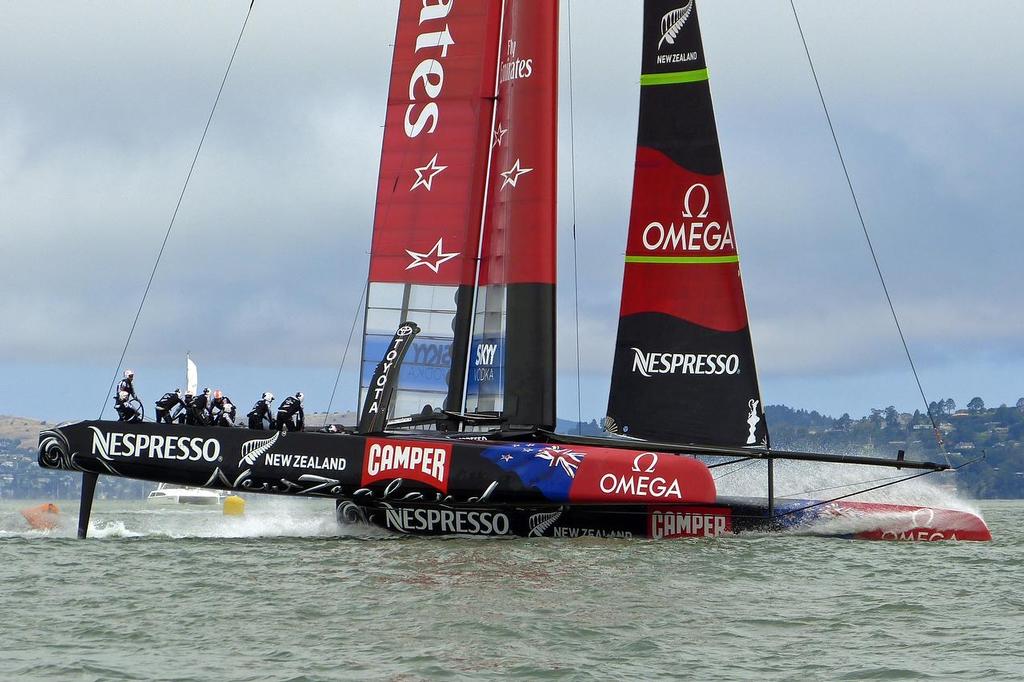 Emirates Team NZ - Training, San Francisco - July 26, 2013 © John Navas 