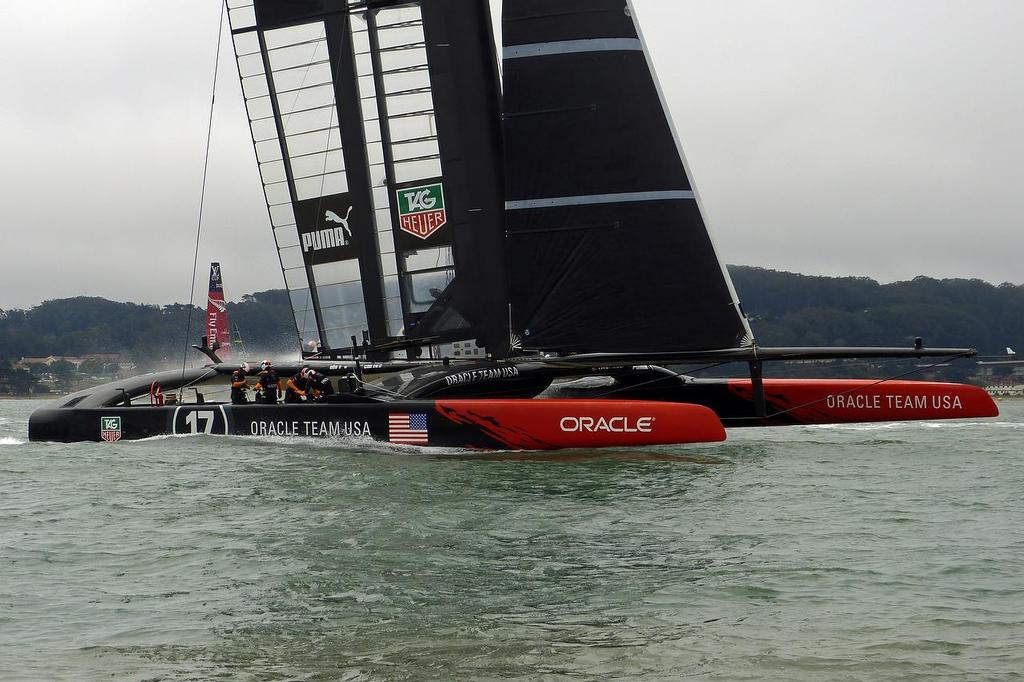 Oracle Team USA - Training, San Francisco - July 26, 2013 photo copyright John Navas  taken at  and featuring the  class