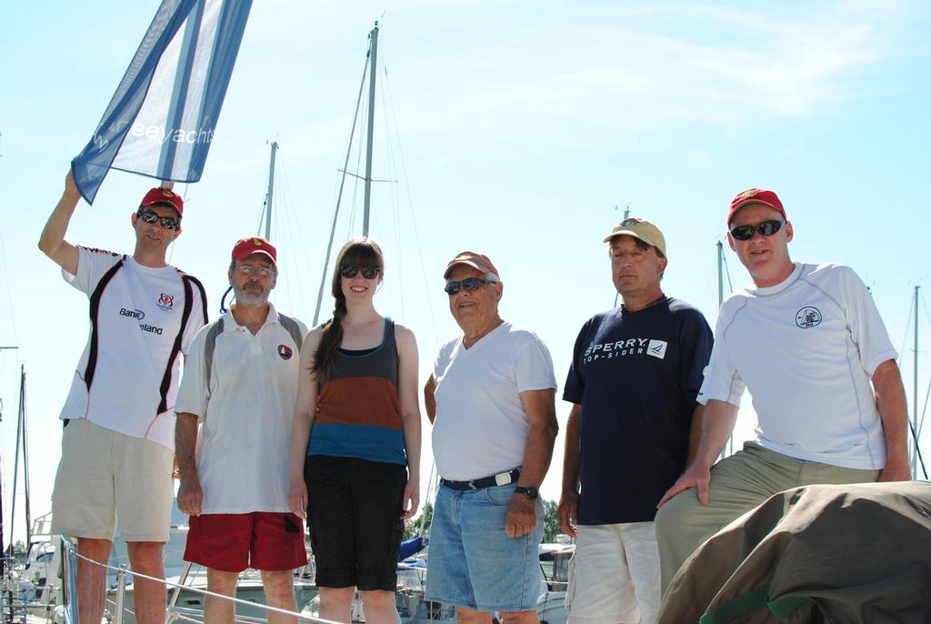 Setanta crew - LO300C PHRF Winner photo copyright Sarah Danahy taken at  and featuring the  class