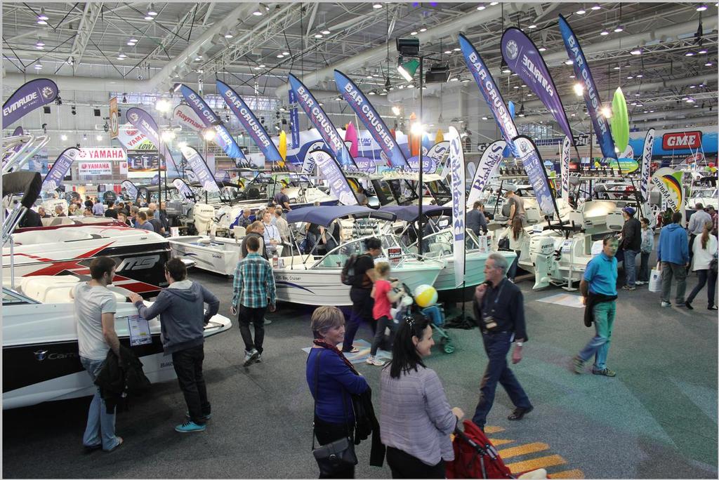 Sydney Boat Show crowds in the Halls photo copyright BIA NSW taken at  and featuring the  class