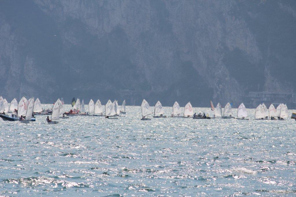 Team&rsquo;s racing Day 1 - NZ Optimist Team Day 4 2013 World Championships photo copyright NZ Optimist Team taken at  and featuring the  class