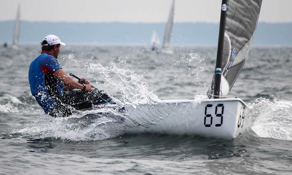 Ed Wright on day 5 - 2013 Finn European Championship © Robert Deaves/Finn Class http://www.finnclass.org