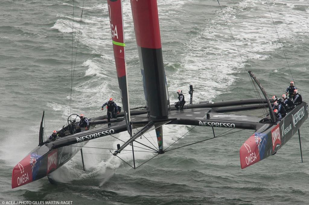 Louis Vuitton Cup - Race Day 12 - Emirates Team New Zealand photo copyright ACEA - Photo Gilles Martin-Raget http://photo.americascup.com/ taken at  and featuring the  class