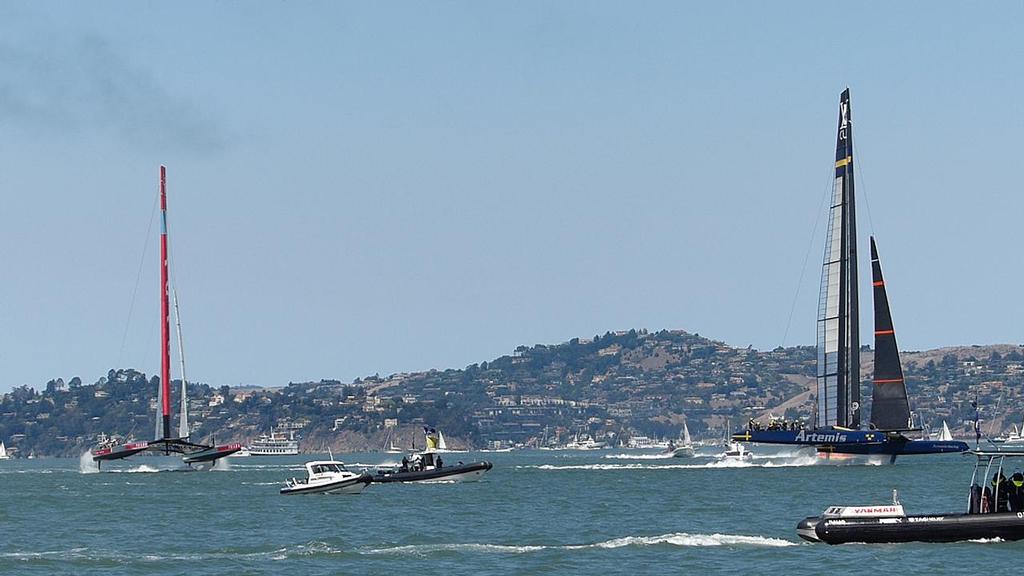 Race 4 Semi-Final, Louis Vuitton Cup © John Navas 