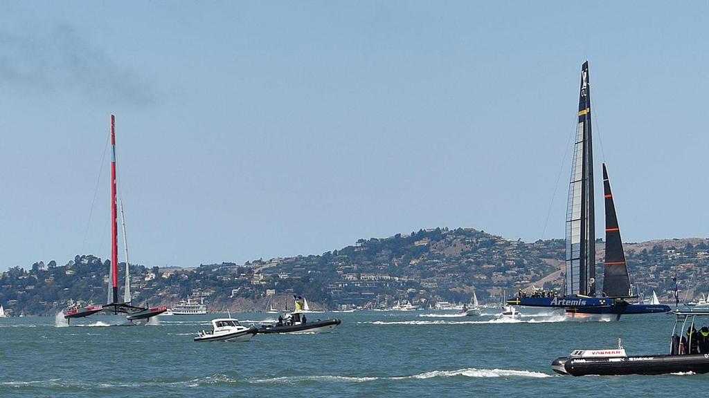 Race 4 Semi-Final, Louis Vuitton Cup photo copyright John Navas  taken at  and featuring the  class